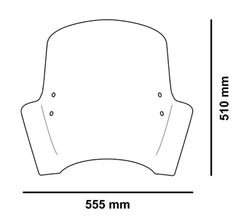 Parabrisas puig tx para honda scoopy sh 125i 18>19