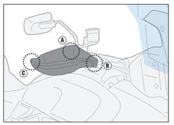 PARAMANOS ABS H.D. Pan America 1250 (21 > 24)