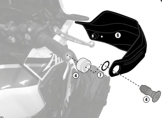 Paramanos abs crf1000l africa twin 16>19 y x-adv 750 (17 > 20)