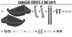 Paramanos abs Kawasaki Versys-X 300 (17 > 23)