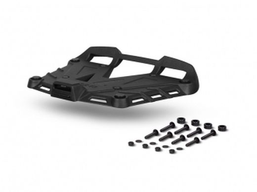 Black Aluminium Mounting Plate + Screws