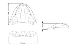 Pico Para Yamaha Mt-09 Tracer 18>20 C/Negro Mate