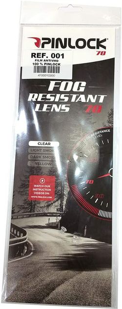 Pinlock 70 para cascos nzi (todos excepto combi y combi 2)