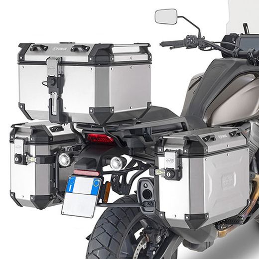 Portamaletas lateral Cam-Side H.D.Pan America 1250 (21 > 23)