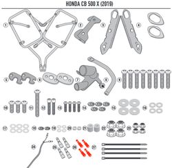 Porta maletas lateral of_cam H. CB500 x 19>23