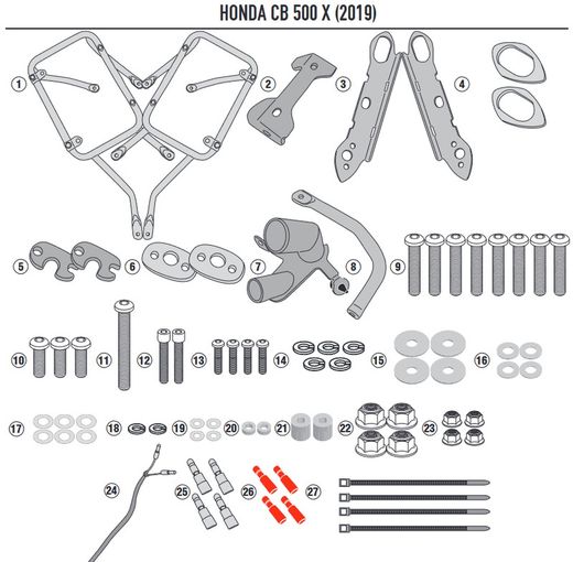 Porta maletas lateral of_cam H. CB500 x 19>23