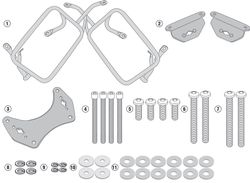 Portamaletas lateral especifico pl one-fit crf1100l africa twin 2020>
