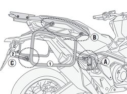 Portamaletas lateral of_cam HONDA X-ADV 750 (21 > 22) kappa