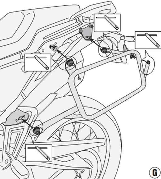 1290 Super Adventure S/R (21 > 22) Portamaletas lateral  OF_CAM