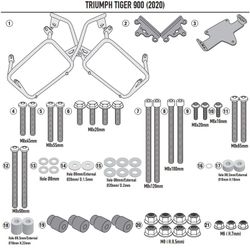 Portamaletas lateral Cam-Side Triumph Tiger 900 (20>)