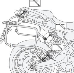 Portamaletas lateral OF_CAM Y.Tracer 9 Tracer 9 GT 21>33