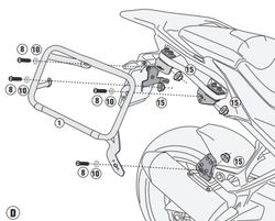Porta maletas lateral BMW S 1000 XR 20>22
