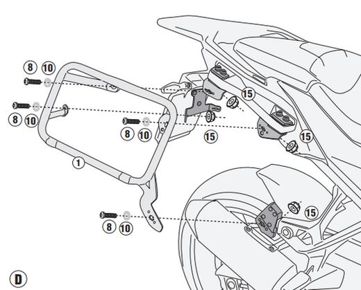 Porta maletas laterales of_mk BMW S 1000 XR (20 > 22)