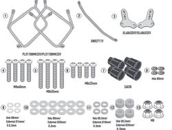 porta maletas lateral  lateral H.X- ADV 750 2021>