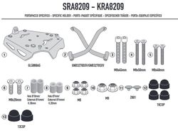 Portaequipaje completo Moto Guzzi V85 TT 2024>