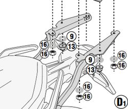 Portaequipajes bmw f 900 xr 20> givi 5137fz