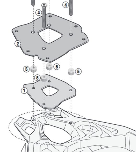 Portaequipajes c 400 gt 19> givi sr5136