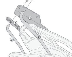 Pack maletas Aluminio CRF1100L Africa Twin Adventurer Sport 2020>