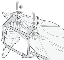 Pack maletas Aluminio CRF1100L Africa Twin Adventurer Sport 2020>