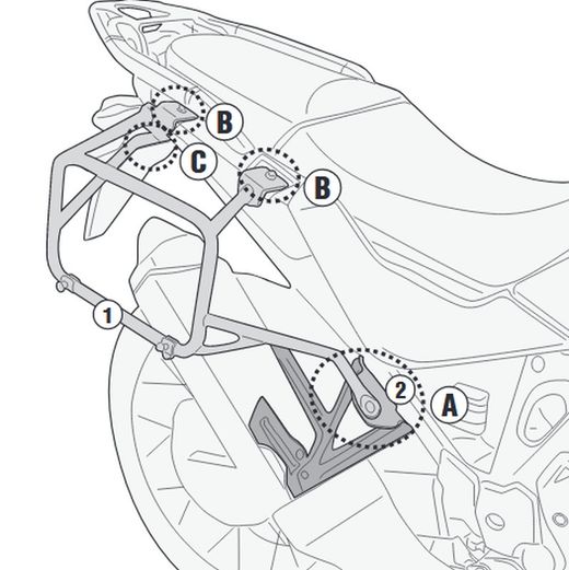 Pack maletas Aluminio CRF1100L Africa Twin Adventurer Sport 2020>