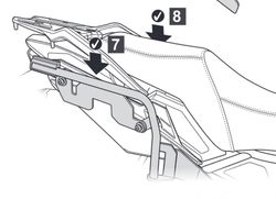 portamaletas lateral 3P SYSTEM SUZUKI V-STROM 800 DE
