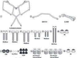 Portamaletas lateral BENELLI TRK502 (17>20) y (21>) kappa