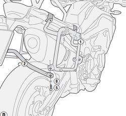 Portamaletes lateral bmw per maletes trekker outback monokey® cam-side