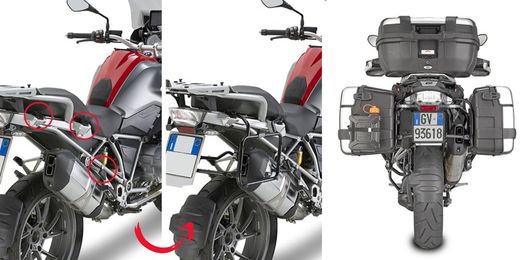 Portamaletes laterals bmw r1250gs 19> y r1200gs 13>18 givi plr5108