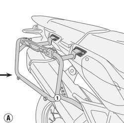 Portamaletas laterales givi pl1161cam crf1000l africa twin adventure sports 18>19 y africa twin 18>19