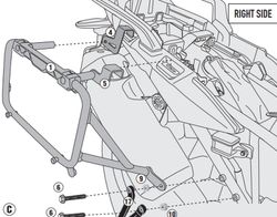 Portamaletas lateral camside18 H.CRF1000L Africa Twin (16>17)