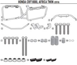 Portamaletas lateral camside18 H.CRF1000L Africa Twin (16>17)