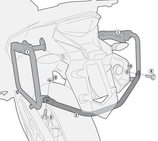 Porta maletas lat. camside 18mm ktm.adve-r.1050/1190/1200.15/1