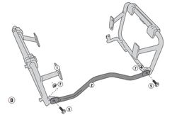 Portamaletas lat.camside18 S,DL 1000 V-Strom (14 > 19)
