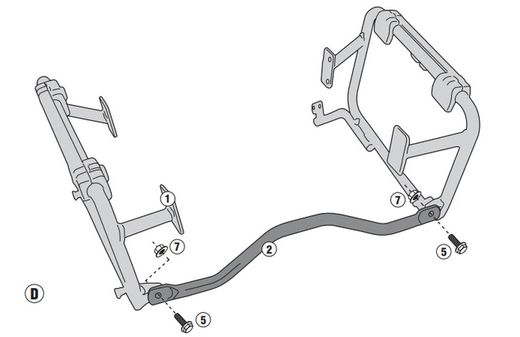 Portamaletas lat.camside18 S,DL 1000 V-Strom (14 > 19)
