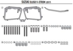 Portamaletas lateral camside18 S. DL 650 V-Strom (17>23)
