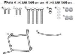 Portamaleta lateral camside18 Y.xt1200 Z/ZE S.Tenere