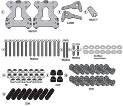 Portamaletas lateral CFMOTO 800 MT (22) para maletas MONOKEY«