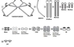 Portamaletas lateral R.E. METEOR 350 21> MONOKEY« o RETRO FIT
