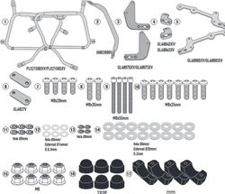 Portamaletas lateral Tracer 9 / tracer 9 gt (21>) para maletas V35, V37 MONOKEY« SIDE