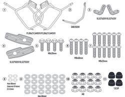 Portamaletas lateral Tiger Sport 660 (22) maletas MONOKEY«