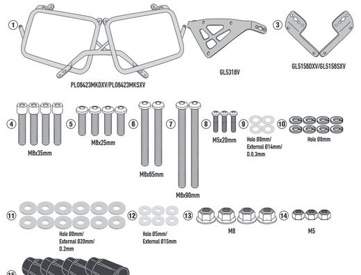 Portamaletas lateral Tiger 1200 GT Explorer /Rally  PL ONE-FIT  para MONOKEY
