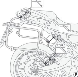 Portamaletas lateral para Tracer 9 / Tracer 9 GT 21> MONOKEY« CAM-SIDE Trekker Outback