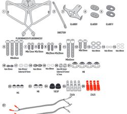 Portamaletas lateral  MG. V7 850 stone / special (21 > 23) PL ONE-FIT  CAM-SIDE Trekker Outback