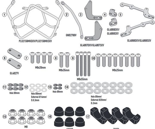 Portamaletas lateral para Tracer 9 / Tracer 9 GT 21> MONOKEY« CAM-SIDE Trekker Outback