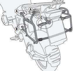 Portamaletas lateral f/rapidabmw.rgs.1200/1250.13>18/19