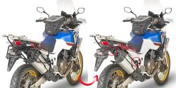 Portamaletas lateral givi plr1161 honda.crf1000l africa twin 18>19 y adventure sports 18>19