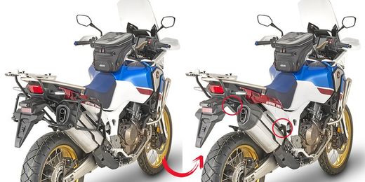 Portamaletas lateral givi plr1161 honda.crf1000l africa twin 18>19 y adventure sports 18>19