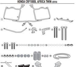 Portamaletas lateral mk H.CRF1000L Africa Twin (16 > 17)