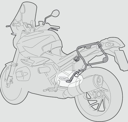 Portamaletas lateral versys 1000 / se (19 > 21)