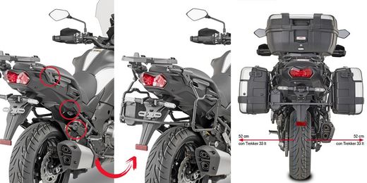 Portamaletas lateral versys 1000 / se (19 > 21)